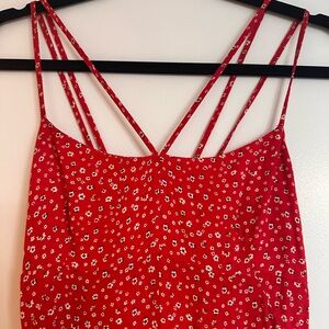 Zara Red Floral dress